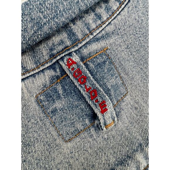 AGOLDE VINTAGE Cropped Jean Jacket Light Wash Women’s Size Medium Made In USA - Picture 10 of 11